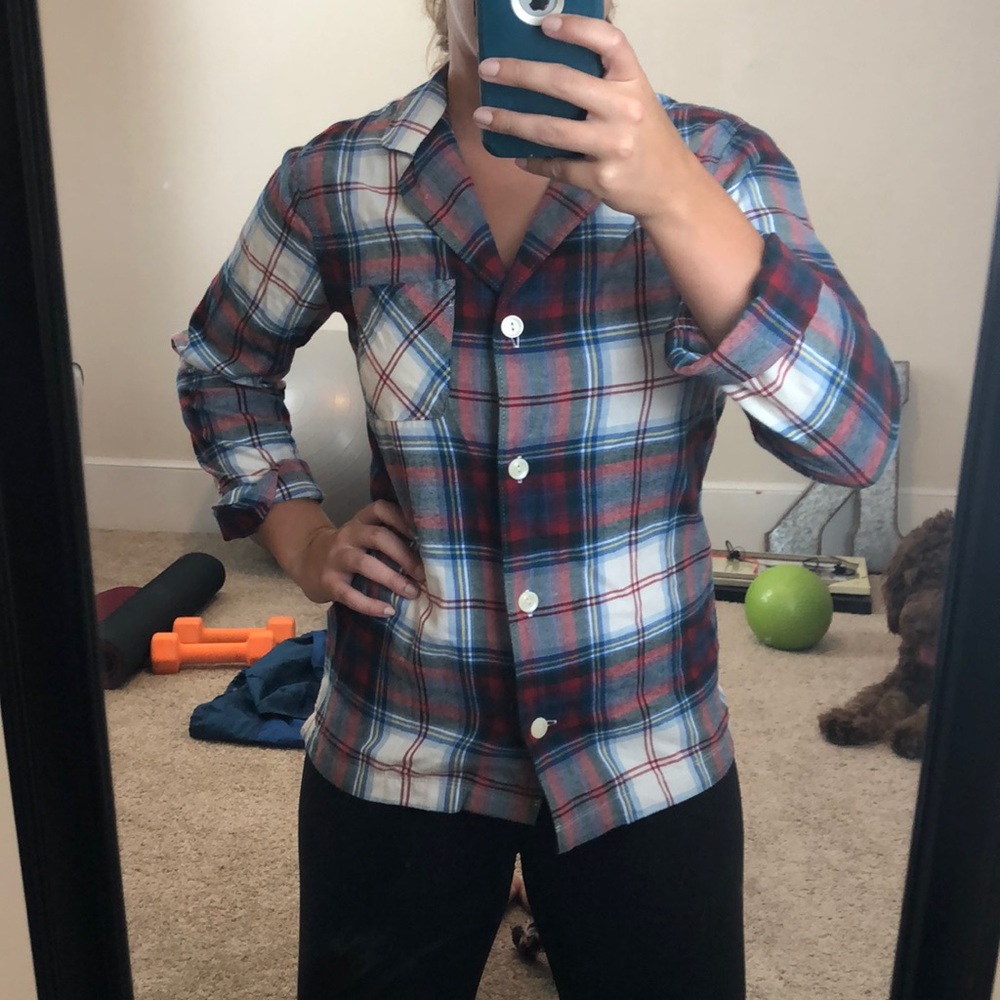 Eddie Bauer plaid shirt